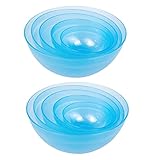 SOLUSTRE 10st Maskenschale Rührschüsseln Für Das Gesicht Haar Farbstoff Mischen Schalen Kosmetisches Schönheitswerkzeug Make-up-Beauty-Tool Bilden Hautpflegeprodukte Kosmetik Plastik