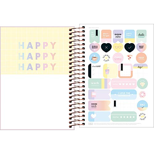 Agenda Espiral Diária Happy 2021