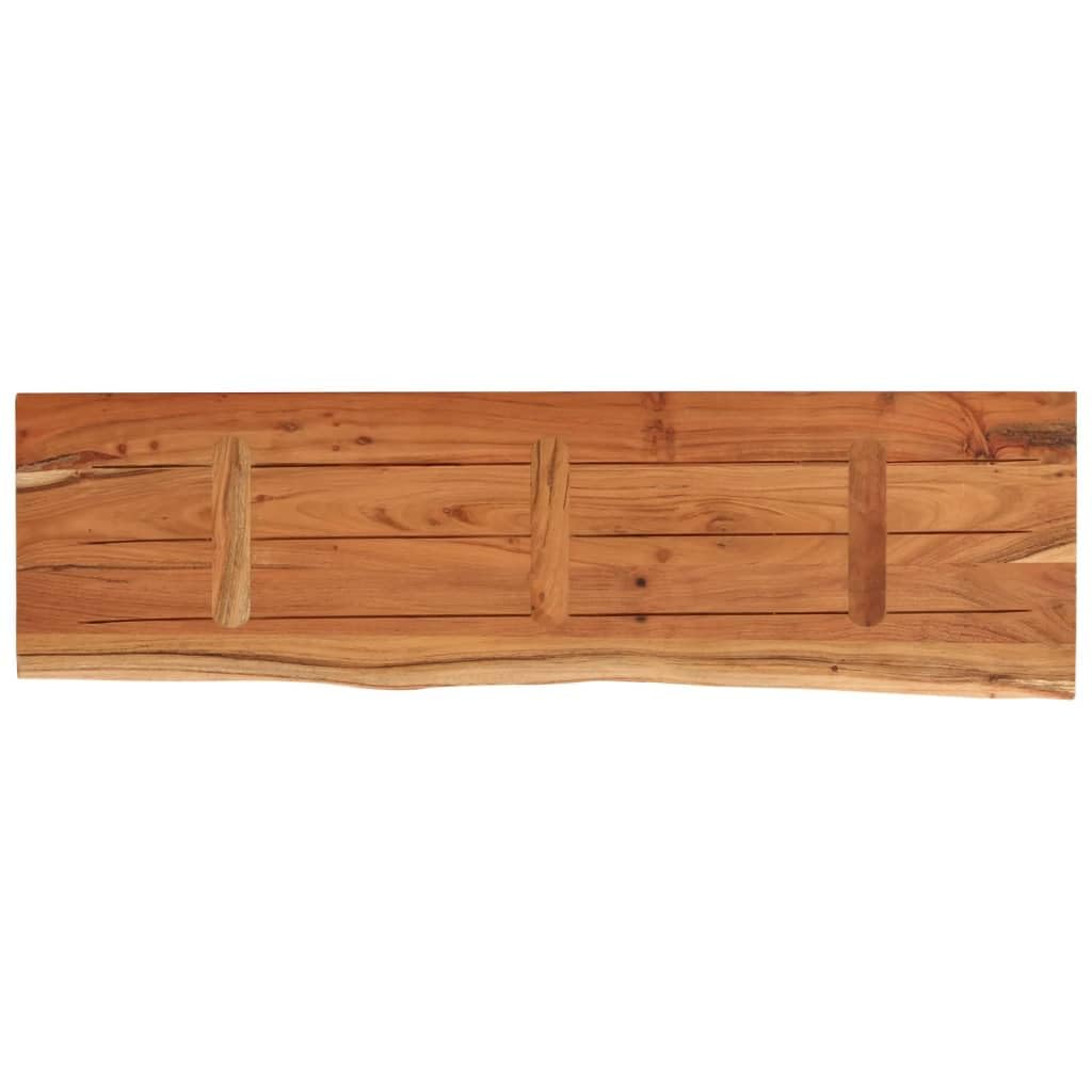 vidaXL Tablero Rectangular Madera de Acacia Borde Vivo 120x40x3,8 cm