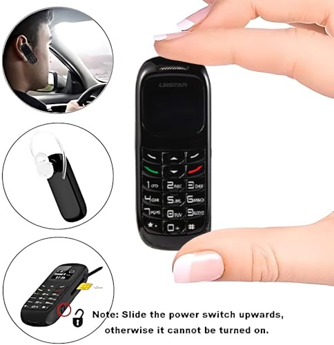 Hipipooo BM70-1 Smallest Mobile Phone L8Star Bm70 Tiny Mini Mobile Black Unlocked thumb #2