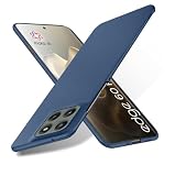 Bastmei Cover per Motorola Moto Edge 60 PRO, Ultraleggero Ultrasottile Antiscivolo AntiGraffio Protezione della Telecamera, PC Rigido Smerigliato Cover per Edge 60 PRO 6.67" (Blu)