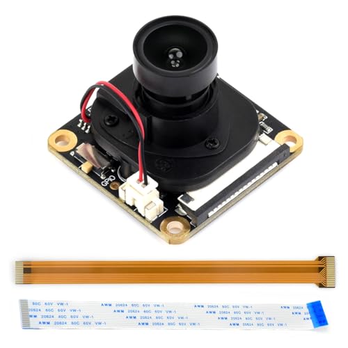 Waveshare IMX291 2MP IR�J�b�g�J���� �Œ�œ_ �Ίp83°FOV ���[�����O�V���b�^�[ Raspberry Pi�V���[�Y�{�[�h�Ή�
