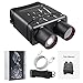 SPOFLYINN R6 Digital Binoculars 1080P 5X Digital Zoom 300m Full Infrared Goggles for Camping Travel Black