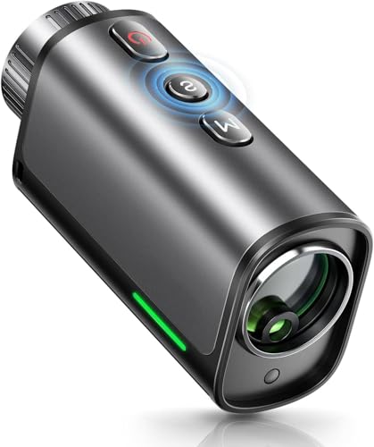 ゴルフレーザー距離計 超小型 最速 0.02s 測定 3 点間距離 7 倍望遠 高透過 単レンズ 874yd 対応 専用ケース付き K