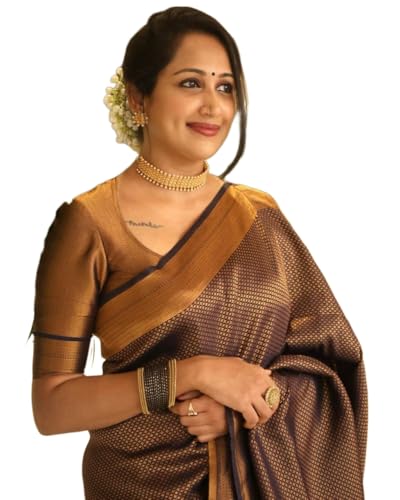Banarasi Silk Saree for Women Indian Traditional Zari work Saree