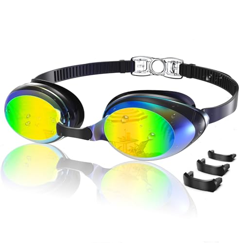 Aegend Flat Lens Swim Goggles, Anti-Fog Swimming Goggles, No Leak Anti-UV Pool Goggles for Adult Men Women Youth - image 1
