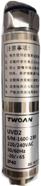 Compatible for TWOAN Flame UV probe TWOAN C20-U-15 TWOAN UVD2/UVD-2U TWOAN C20-A-15 (TWOAN C20-A-15)