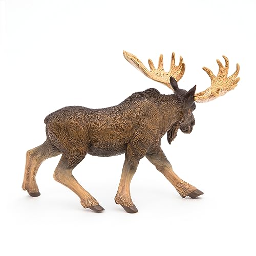 Papo - Figurine Élan Réaliste - 3 Ans + - Collection La Vie Sauvage - Jeu Éducatif Faune Boréale - Idée Cadeau Jouet Fille Garçon – vue 3