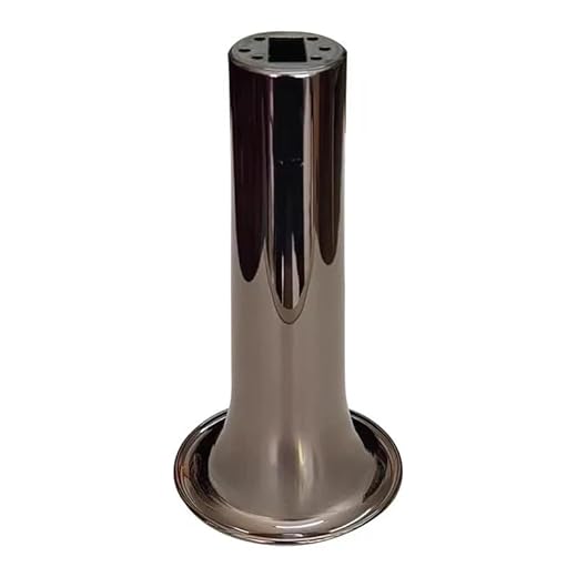 Cerbatana eléctrica recta acampanada compatible con Yamaha YDS150 YDS120(Black gold)