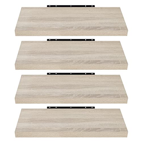 EUGAD Estante Flotante de Pared Retro Estantería