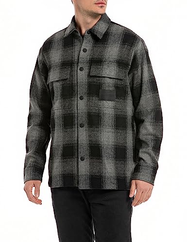 Chemise Replay M4112 homme anti-plis style moderne