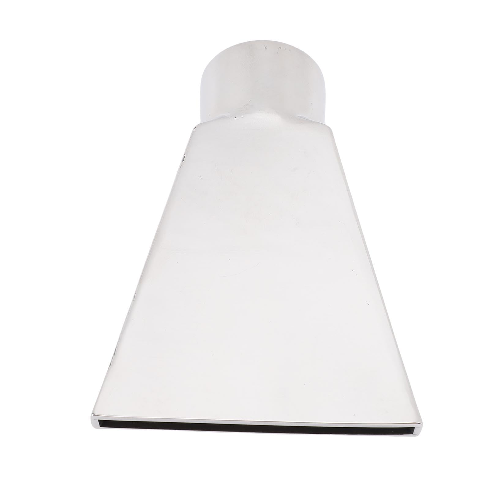 Ugello per Fontana a Forma di Ventaglio, Filettatura da 3/4 Pollici, Becco Piatto per Anatra, Distribuzione Uniforme dell'acqua, Costruzione SUS, per Laghetto da Giardino, Parco