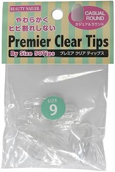 Amazon ビューティーネイラー ネイルチップ プレミアクリアティップス バイサイズ カジュアルラウンド P14n 1 ビューティーネイラー ビューティー 通販