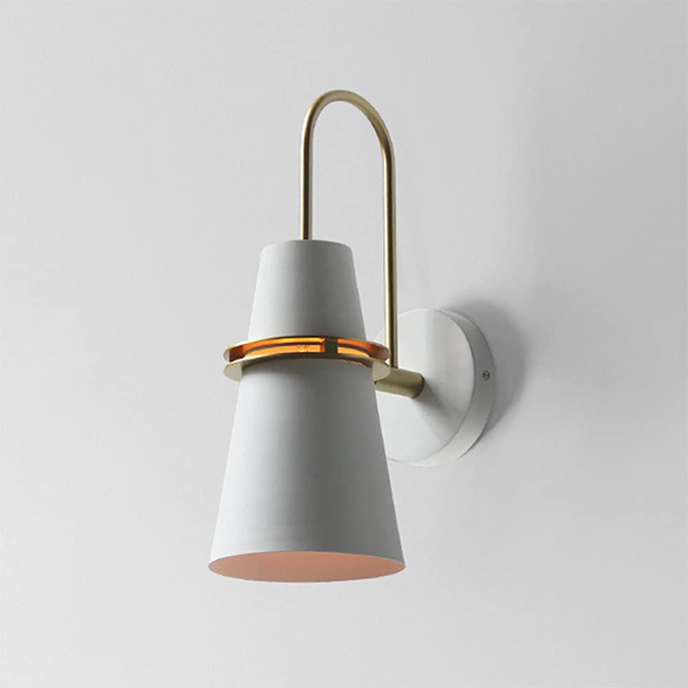 Aplique de pared nórdico E27 con diseño geométrico moderno para pasillos y salón