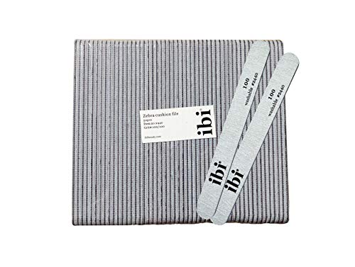 Limas de cebra IBI 100/100 lavables que garantizan máxima higiene en tu salón de manicura