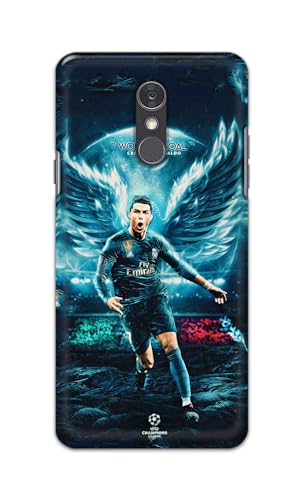 Image of Printed Hard Back Cover for LG Q7 | LG Q7 Plus Back Cover (Famous Football Player -K2) -190724(DP)