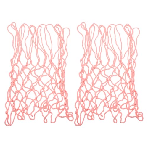 Filet de basket phosphorescent rose pour match nocturne extérieur en lot