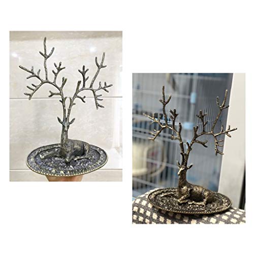 Rangement bijoux arbre vintage support boucles d'oreilles et colliers - 6