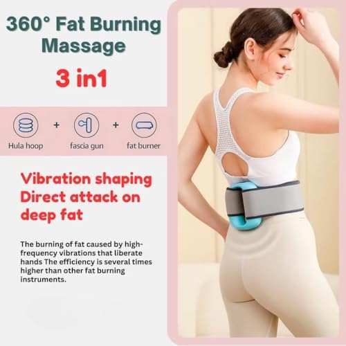 Image of Multifunctional Full-Body Fascial Ring Massager, Deep Tissue Vibrations, High-Frequency Vibration, Adjustable Massage Modes, Portable Electric Fascia Blaster for Muscle Knot Recovery & Relaxation