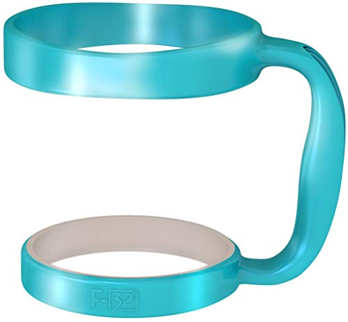 F-32 Handle - 19 Colors - 30oz Size - Compatible with 30 oz YETI and 30 oz. Ozark Trail Tumbler Travel Mug (30OZ, Electric Blue)