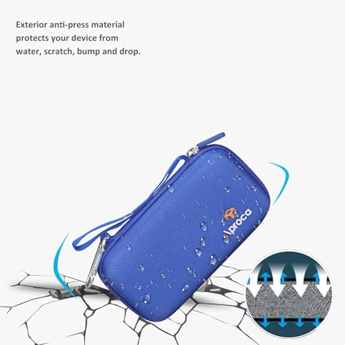 Aproca Case Compatible with WELLST·G Handheld Game Kids Portable Gaming Player, Storage Hard Bag for Player Accessories - Blue (Case Only)