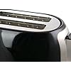 Better Chef 2-Slice Toaster | Wide-Slot | Cool Touch | Reheat & Defrost | Brushed Stainless Trim (Black)