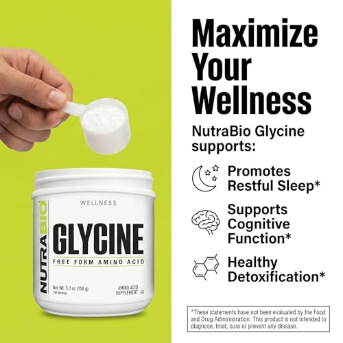 NutraBio Glycine Powder