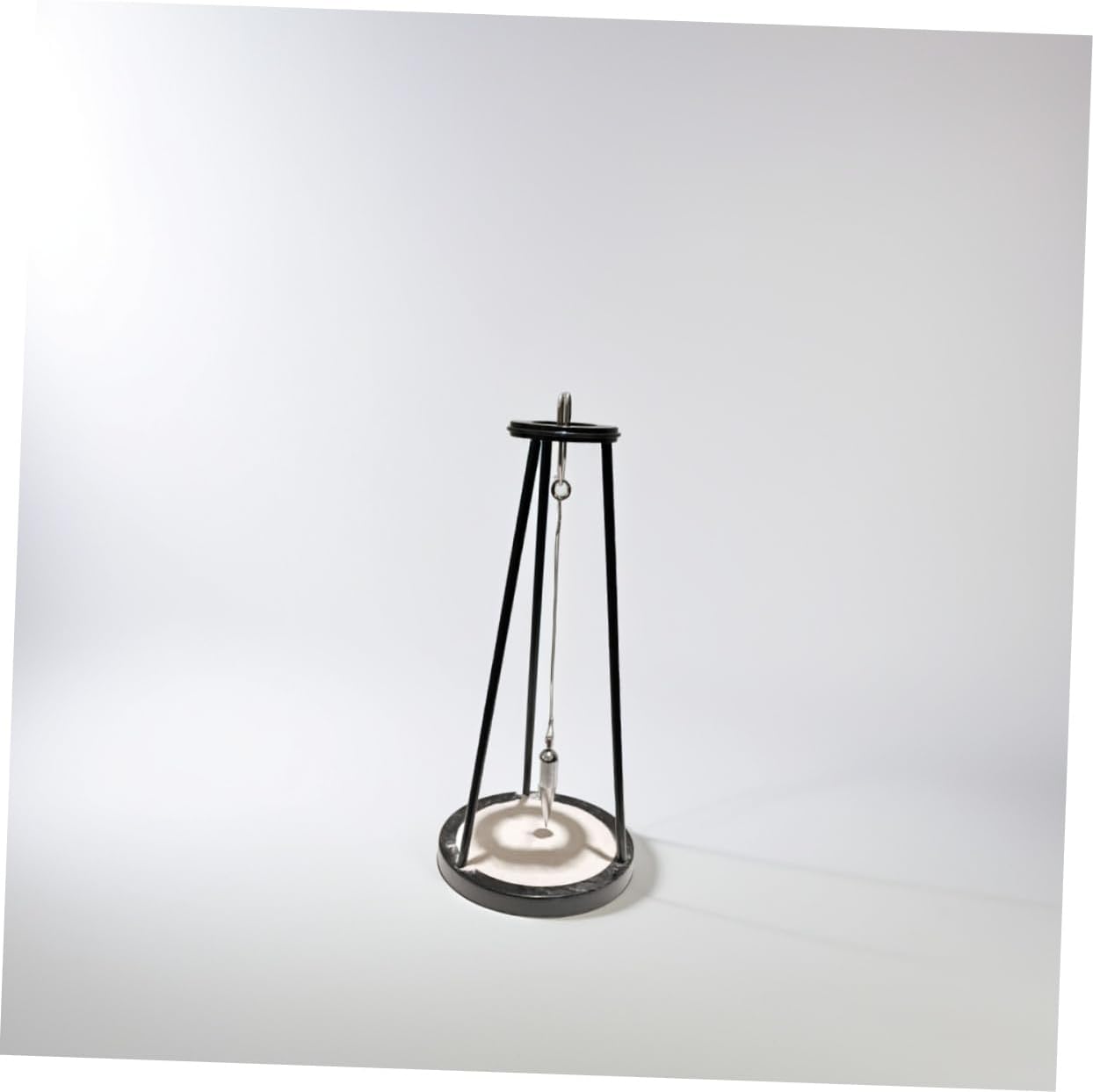 Garneck Iron Newton Pendulum Sand Plate for Decor Creative Toys Kinetic Art Modern Office Desk Decor Metal Craft