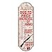 River's Edge Due to Price Increase Tin Thermometer