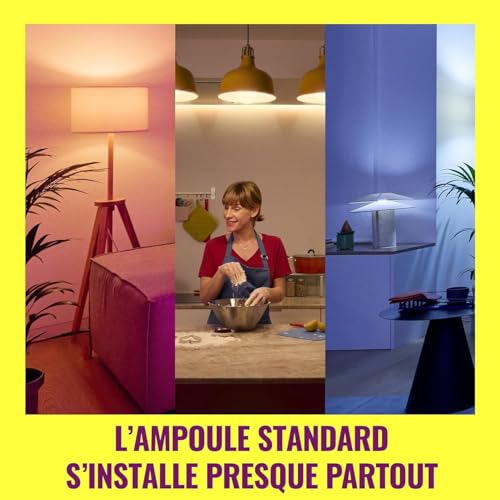 Ampoule LED connectée E27 variable multicolore compatible Alexa Google et HomeKit x2