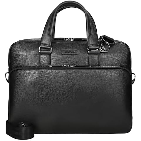 Piquadro Modus Leather and Fabric Briefcase Cover