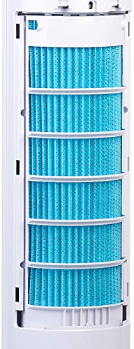 Sichler Haushaltsgeräte Aircooler: 3in1-Turmventilator, Luftkühler & -befeuchter, 80° Oszillation, 40 W (Turmventilator mit Kühlung)