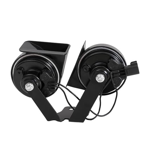 YHHENLL Horn Assembly With Bracket Compatible with Ford F-250 F-350 F-450 F-550 Super Duty 2017 2018 2019 2020 2021 2022