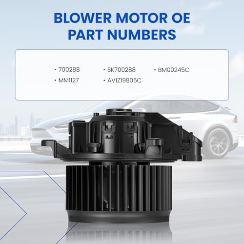 Image of Front HVAC Blower Motor 700288 Compatible with Ford | Compatible with Ford Fiesta 2011-2019 /EcoSport 2018-2022, OE SK700288 /AV1Z19805C /BM00245C /MM1127