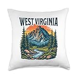 West Virginia Throw Pillow