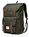 VASCHY Outdoor Hiking Waterproof Rucksack College Bookbag 15.6in Laptop Backpack Green
