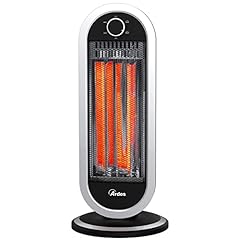 Ardes Ar4B01 Stufa Carbonio Oscillante Tizzo 900W, Stufa Carbonio, Argento Nero