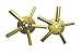 Produktbild Proops Set x 2 Brass Spider Clock Winding Keys. All sizes, Odd and Even. (J1159) Free UK Postage by Proops