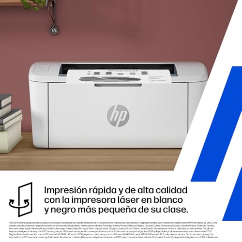 Miniatura 5 de Hp Laserjet M110w 7md66f, Impresora Láser A4 Monocromo - Impresión Doble Cara Manual 20 Ppm, Wi-Fi, Wi-Fi Direct, Usb 2.0, Bluetooth, Procesador De 500 Mhz, Memoria De 32 Mb, Hp Smart App Blanca