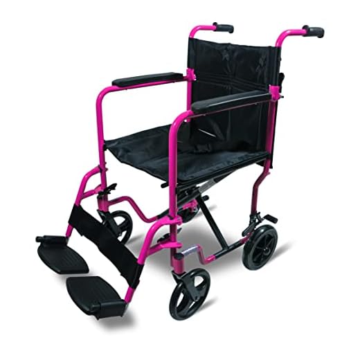 Aidapt Folding Lightweight Attendant Propelled Aluminium Wheelchair with Brakes, Lap Strap, Removable Foot Rests. Ideal for Every Day Use Indoors and Outside