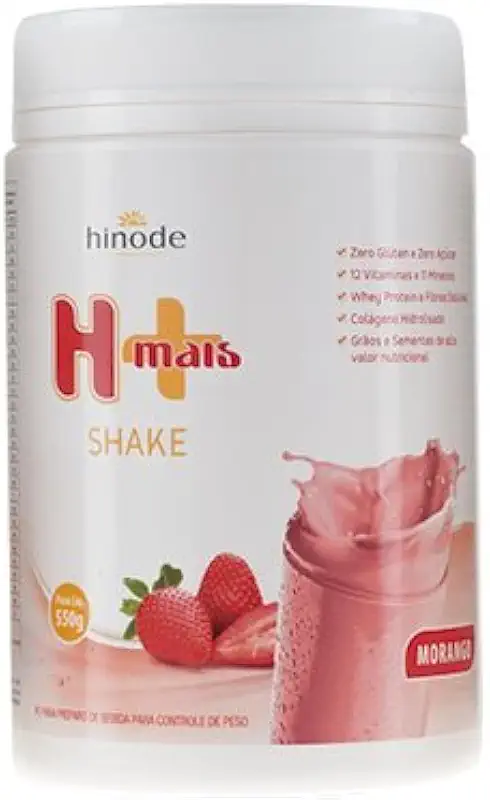 H+ Shake Sabor Morango Hinode