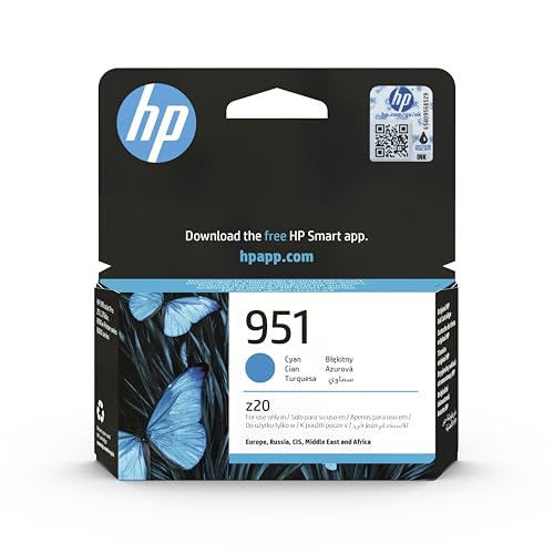 HP 951 Cartouche d’Encre Cyan Authentique CN050AE - vue 7