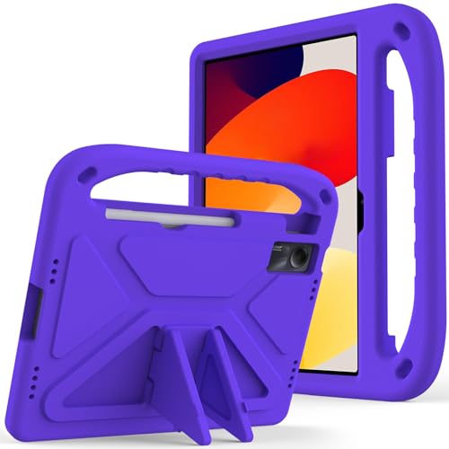 Coque Xiaomi Redmi Pad SE 11 antichoc enfant avec porte-stylet et béquille