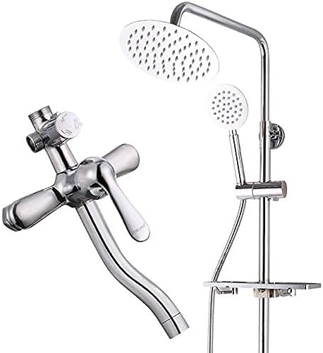 Ensemble de douche Plume de haute qualité en finition chrome éclatant - 2
