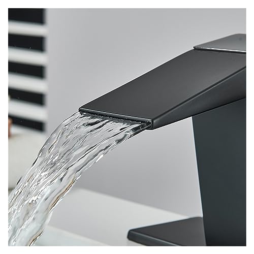 Mitigeur cascade noir avec affichage LED hydroélectrique intelligent - 7