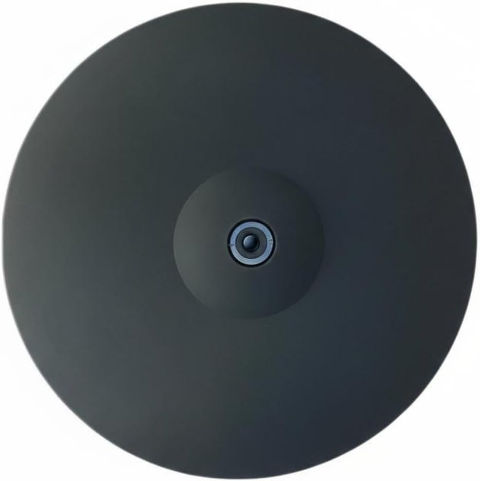 Qianly Electronic Ride Crash Cymbal Realistic Swing Electronic Drum Cymbal Pad low type profile Design, Hi-hat Controller
