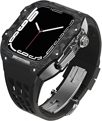Boîtier en fibre de carbone pour Apple Watch contre les rayures