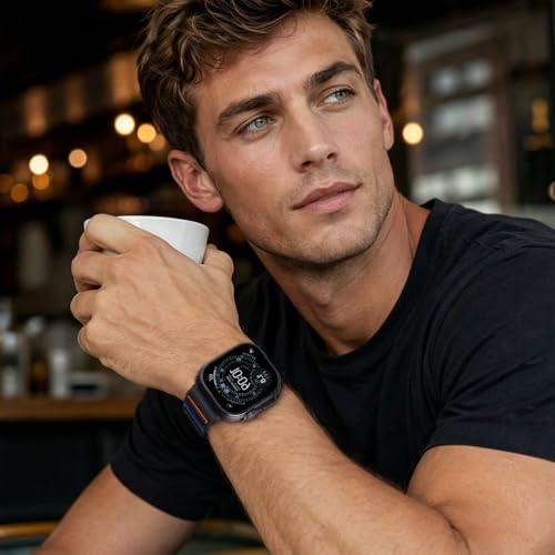 Image of Tactical Nylon Bands for Apple Watch Ultra 3 2 Band Series 11-1 /SE Men