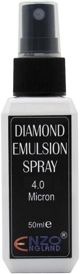 50ml Poly Diamond Stropping Emulsion Premium Quality Diamond Suspension Knife Sharpener Poly Diamond Spray 0.5, 0.25, 1.0, 2.0 & 4.0 Micron (4.0 Micron)