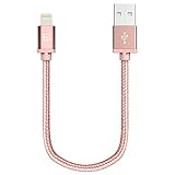 iPhone Charger Lightning Cable - [MFi Certified] Durable Braided Apple Lightning USB Cord for latest iOS including iPhone X/8/8Plus/ 7/7Plus/IPad Pro